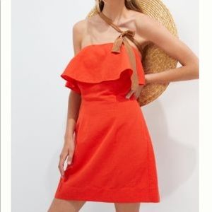 Anthropologie Strapless Mini Dress